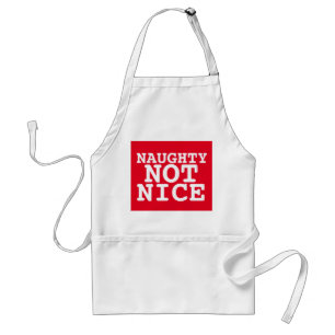 AVENTAL CHRISTMAS KITCHEN APRONS NAIGHTY NÃO BOM