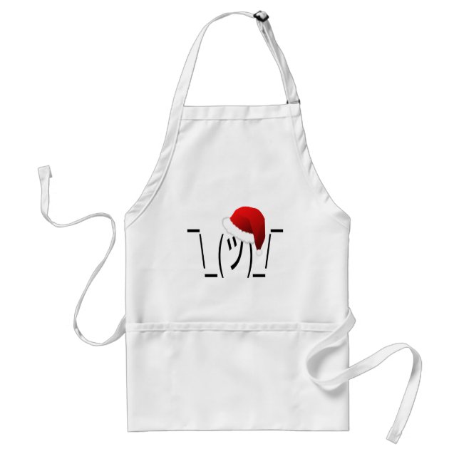 Avental christmas shrug emoji (Frente)