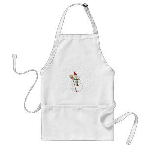 Avental Christmas Snowman Apron