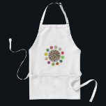 Avental Churrasco coreano Barbecue - Comida de Banchan tor<br><div class="desc">Design apresenta uma ilustração original de um delicioso janto de churrasco coreano assado com carne (gogi-gui) com carne marinada (bulgogi) e vários banqueiros (pratos laterais), incluindo vegetais e condimentos. Ideal para qualquer alimento ou fã da cozinha coreana. Este design também está disponível em outros produtos. Estão também disponíveis muitas ilustrações...</div>