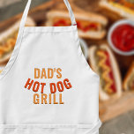 Avental Churrasco de quintal de Verão quente para cinzas d<br><div class="desc">Pai Hot Dog Grill Apron para ele vestir no seu próximo CHURRASCO</div>