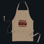 Avental Churrasco e grelha personalizados<br><div class="desc">Legal guloseimas por um fofinho.</div>