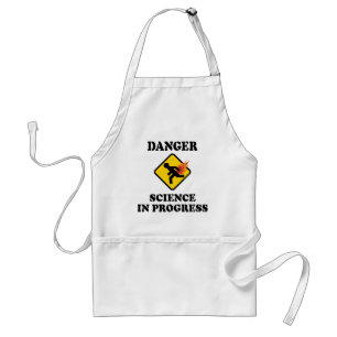 Avental Ciência Perigosa em Andamento - Humor de Peido Fla