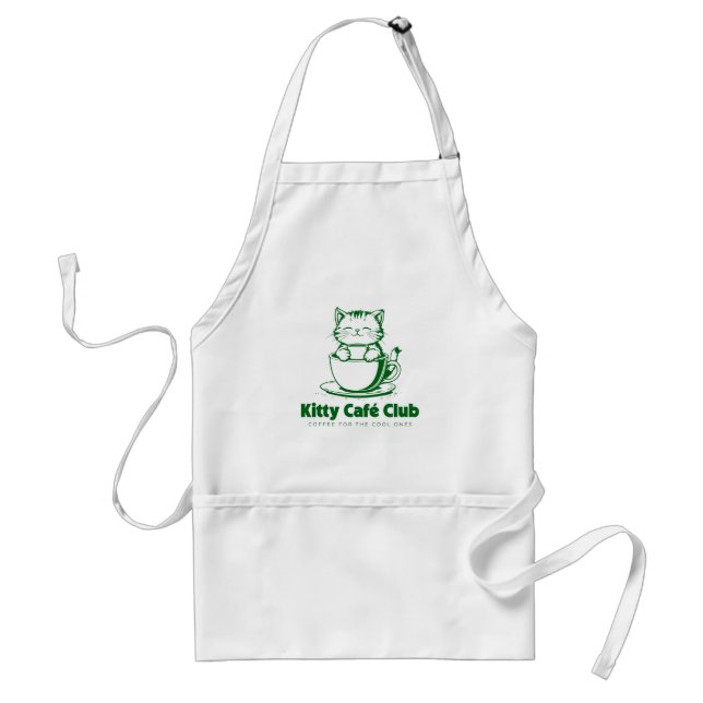 Avental Clube Kitty Café – Café para os Frios (Frente)