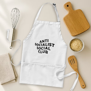 Avental Clube Social Anti Socialista Engraçado Socialismo