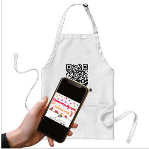 Avental Código QR de Pessoas Anti-Nosy