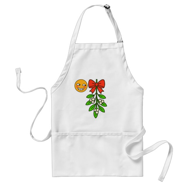 Avental Coffee House Sleuths Apron: Mistletoe (Frente)