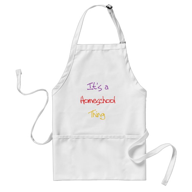 Avental Coisa de Homeschool (Frente)