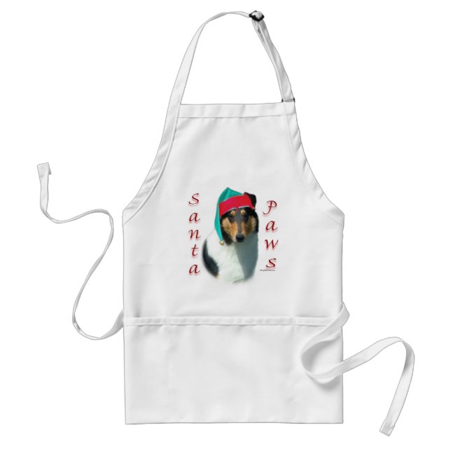Avental Collie (Papais noeis lisos) Paws (Frente)