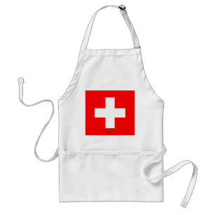 Avental com a bandeira da suiça