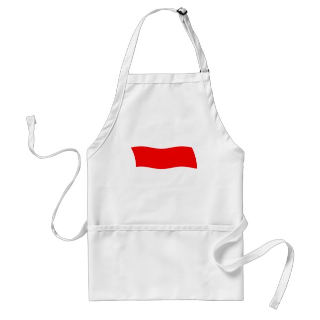 Avental com a Bandeira de Mônaco (Frente)