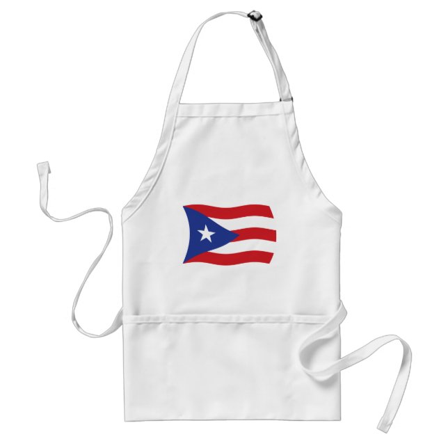 Avental com a Bandeira de Porto Rico (Frente)