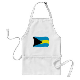 Avental com Bandeira das Bahamas