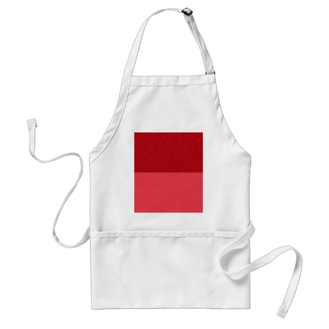 Avental com Bloco de Contraste Vermelho Tomate Per (Frente)