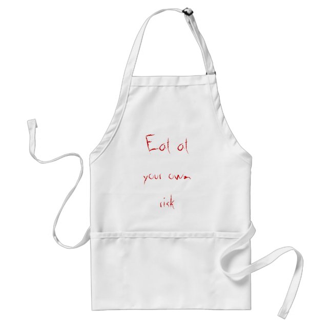 Avental Coma a seu próprio risco (Frente)