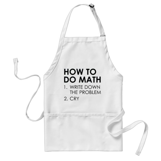 Avental Como Fazer Matemática (Frente)
