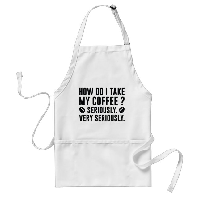 Avental Como Tomo Meu Café? (Frente)