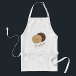 Avental Conchas Pan Dulce Sweet Bread Panadería Mexicano<br><div class="desc">Design apresenta uma ilustração original de um par delicioso de conchas. Também conhecido como pan-dulce, esses pães doces são uma pitada em padarias do México (panaderías) e apresentam um pão macio, adoçado e uma casca estaladiça. Muitas vezes se assemelham a conchas do mar. Excelente para uma sobremesa social, venda de...</div>