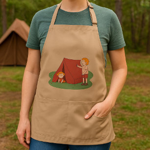 Avental Configurando Um Tent