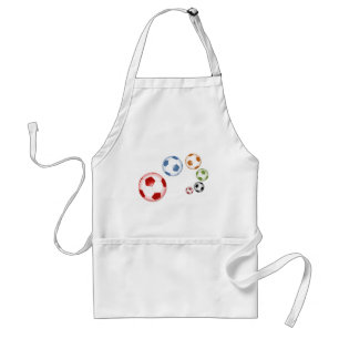 Avental Conjunto fofo de bolas de futebol