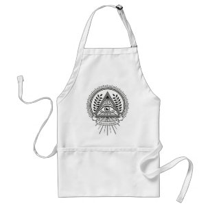 Avental Conspiração de Illuminati do roupa de Wellcoda