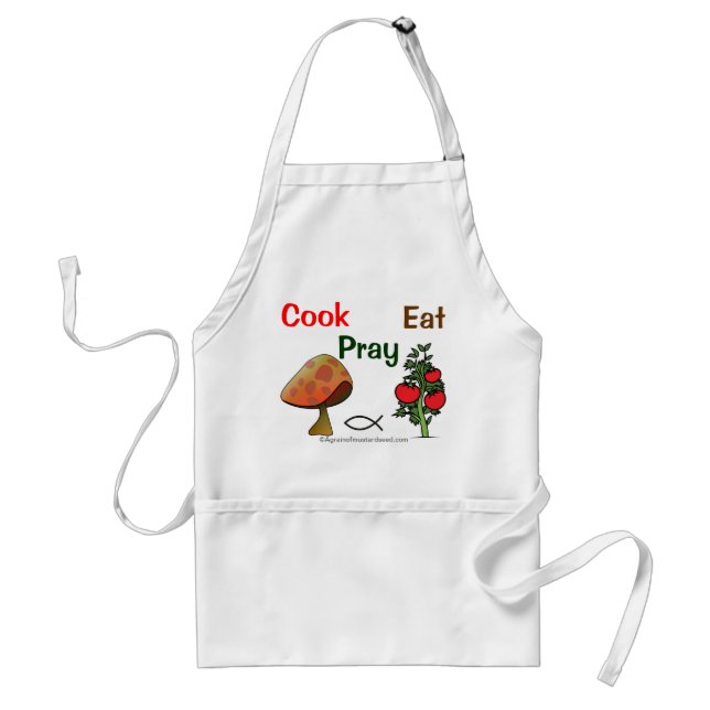 Avental Cook Reze Coma Personalize-o (Frente)