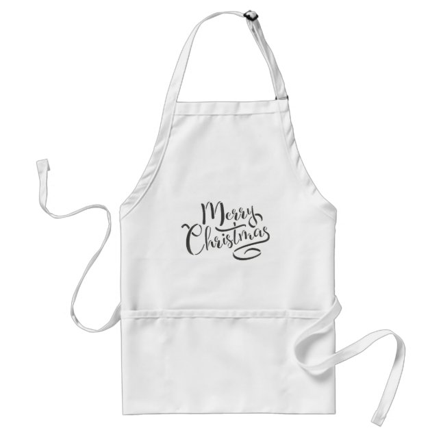 AVENTAL COOKERY APRON MERRY NATMAS COMIDA E BEBIDA (Frente)