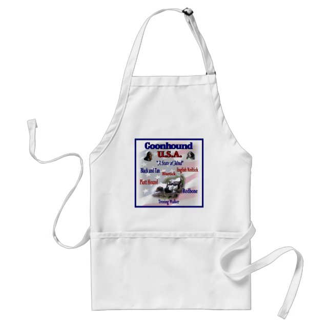 Avental Coonhound USA Gifts (Frente)