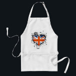 Avental Coração floral das senhoras Union Jack<br><div class="desc">Selecione por favor seu estilo ideal e colora previamente a colocação de sua ordem. Obrigados!</div>