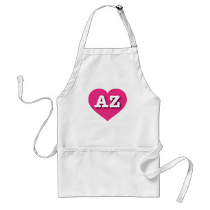 Avental Coração Rosa Quente arizona - Grande Amor