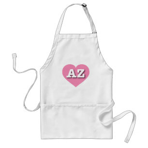 Avental Coração Rosa Sólido arizona - Grande Amor