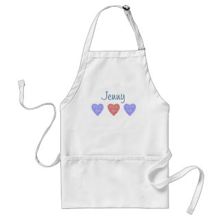 Avental Corações Patriotas - Apron Personalizado