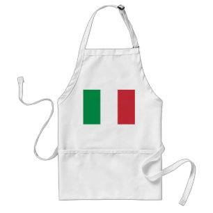 Avental Cores da Bandeira Italiana Verde Branco e Vermelho