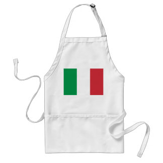 Avental Cores da Bandeira Italiana Verde Branco e Vermelho