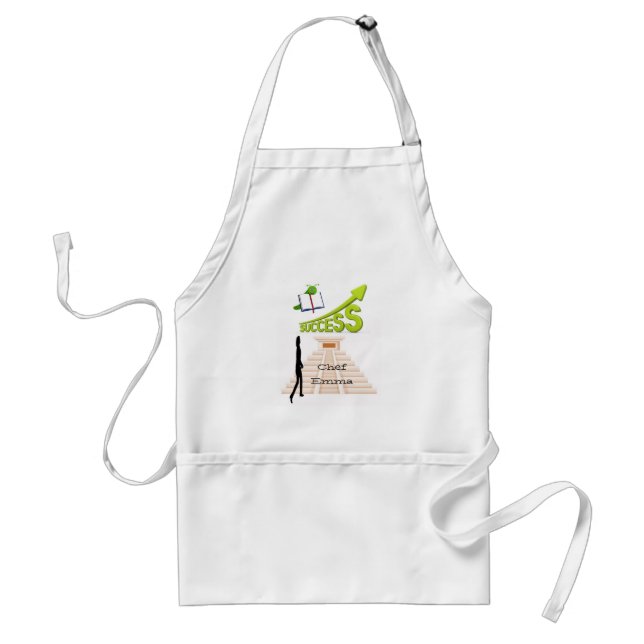 Avental Cozinha de sucesso feminino Apron (Frente)