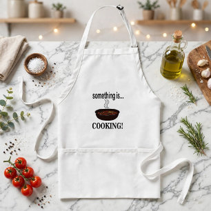 Avental Cozinhando Algo está Cozinhando