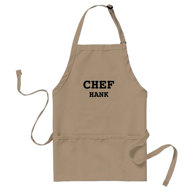 Avental Cozinhar de chef personalizados (Frente)