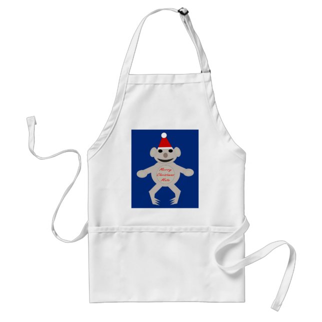 Avental Cozinhar de Urso Koala Apron no Natal australiano (Frente)