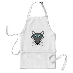 Avental Cozinhar do Lobo das Bruxas Bonitas Apron