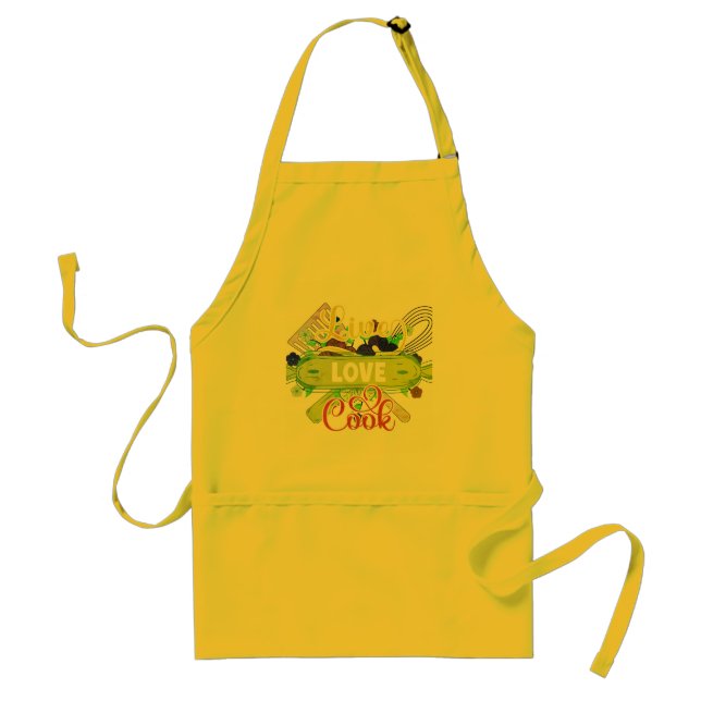 Avental Cozinhe com Amor, Cozinha Divertida (Frente)