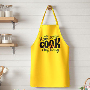 Avental cozinheiro bonito, chef incrível
