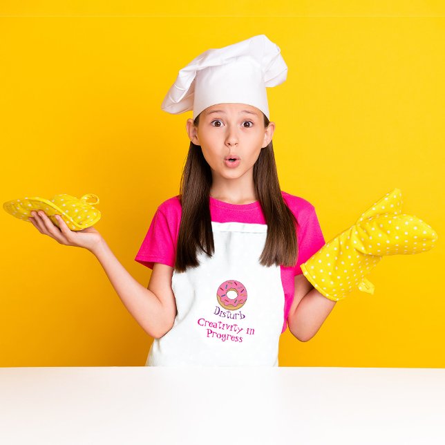 Avental Criatividade perturbadora de rosquinha em andament (Criador carregado)