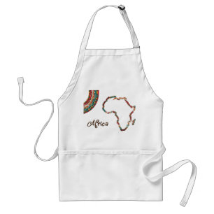 Avental Cultura africana em vestidos de cozinha