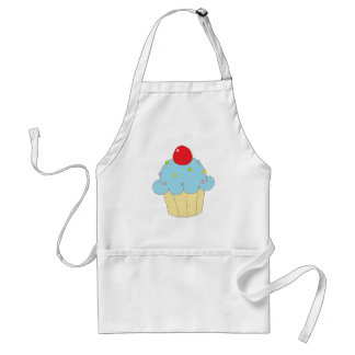 Avental Cupcake azul