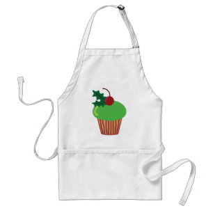 Avental Cupcake de Natal