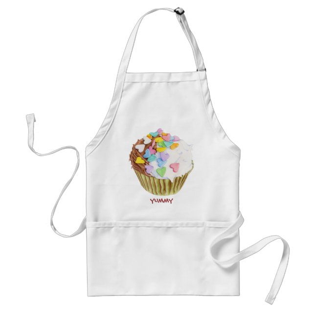 Avental Cupcake Hearts Apron (Frente)