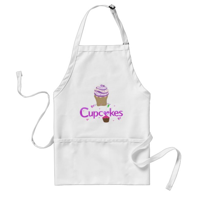 Avental Cupcake Roxo (Frente)