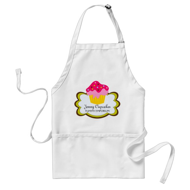 Avental Cupcake Whimsical Personalizado Apron (Frente)