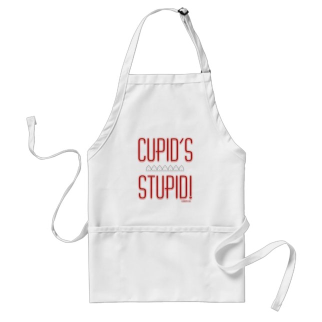 Avental Cupido estúpido! (Frente)