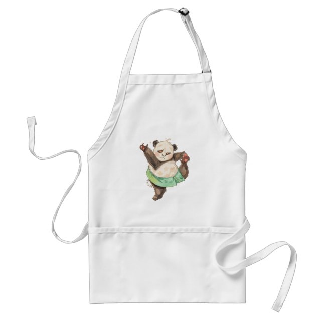 Avental Cute Funny Panda Ballerina Apron (Frente)